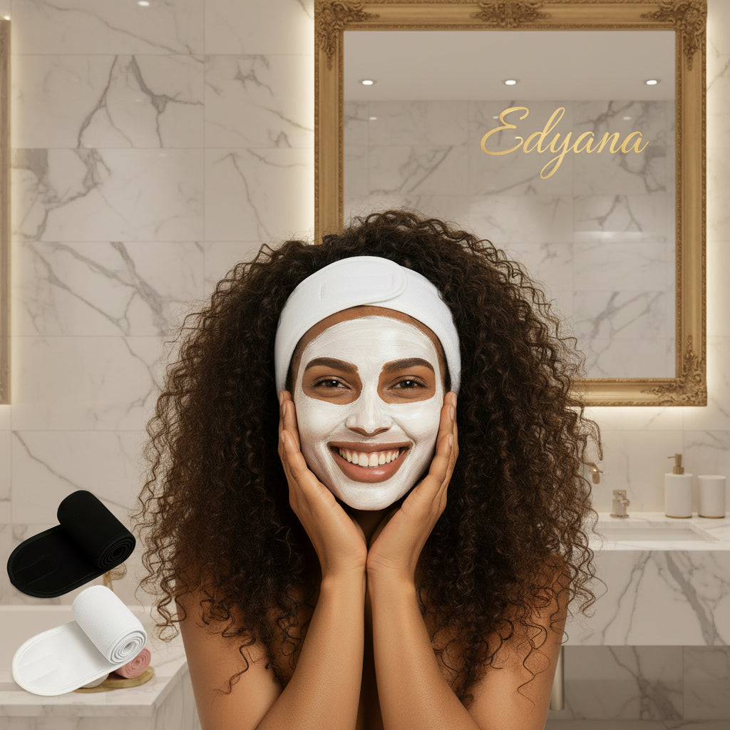Bandeau Cosmétiques Réglable – Confort et Élégance pour votre Routine Beauté